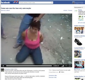 Facebook não tira do ar vídeo de mulher sendo decapitada Cristão