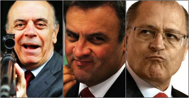 PSDB José Serra Aécio Neves Geraldo Alckmin