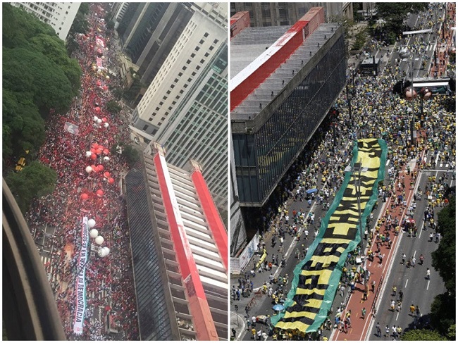 manifestações impeachment Dilma paulista