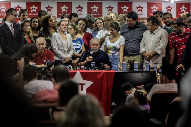 Lula entrevista coletiva Moro Lava Jato