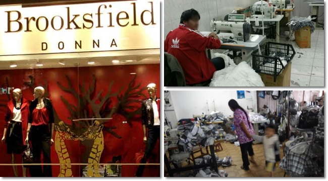 Brooksfield Inspeção flagra trabalho escravo infantil em grife de luxo de São Paulo imigrantes bolivainos