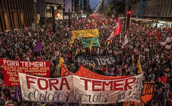 Fora Temer avenida paulista sp