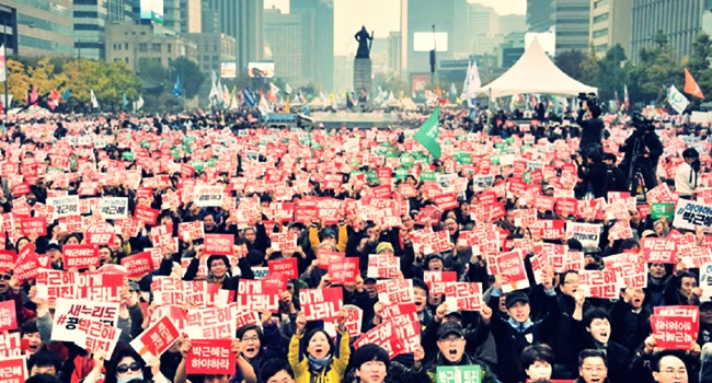 lições coreia do sul diretas já presidente