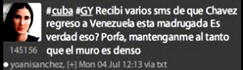 blogueira yoani sanchez mídia desonesta 