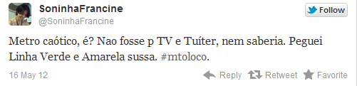 soninha soninha twitter metrô sp