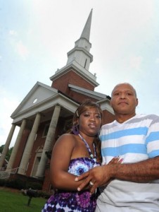 casal igreja negro
