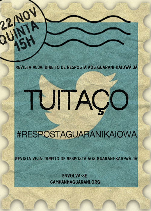 guarani kaiowá revista veja tuitaço