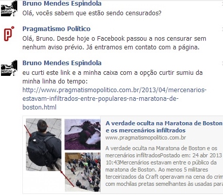 censura facebook