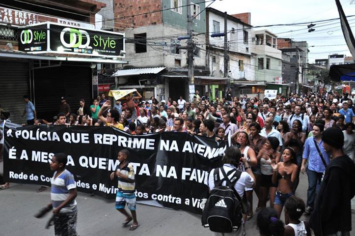 protesto favela maré classe média