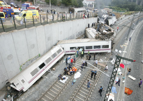 acidente trem espanha