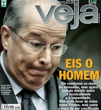 capa revista veja celso mello