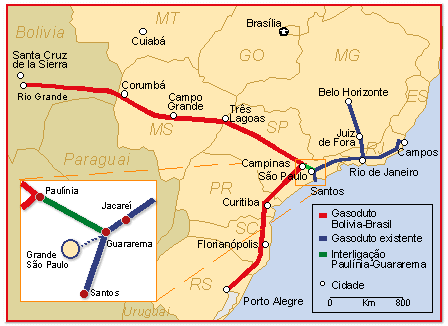 gasoduto bolívia brasil