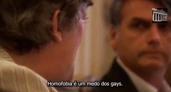 encontro Stephen Fry com Jair Bolsonaro lgbt homofobia