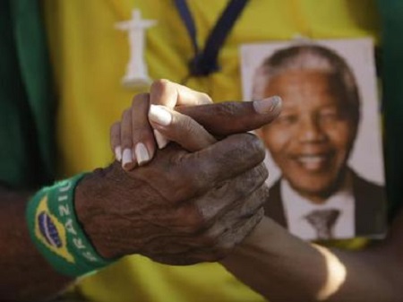 Dilma Obama Raúl Castro homenagem a Mandela