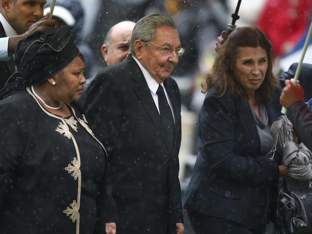 raúl castro mandela