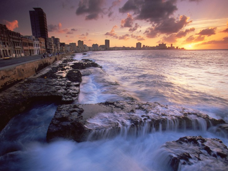 cuba havana praia tarde