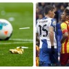 Torcedores imitam macaco e atiram banana para Neymar e Daniel Alves neymar-racismo