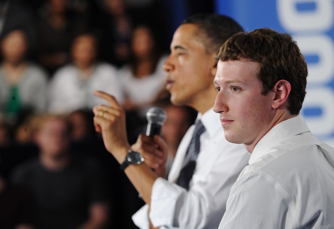 zuckerberg obama facebook