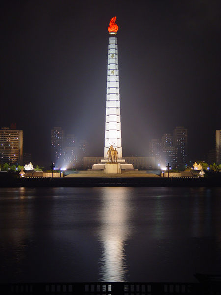 Torre Juche coreia do norte