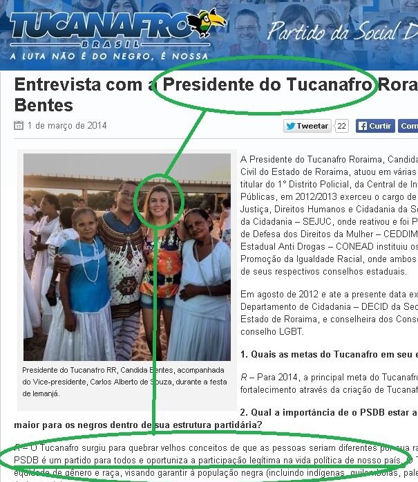 presidente tucanafro loira