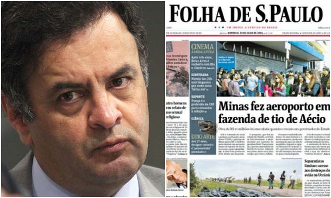 aécio neves folha aeroporto