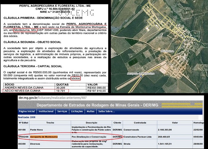 aécio neves montezuma aeroporto