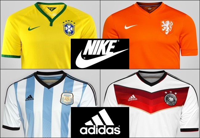 roupas da nike e adidas