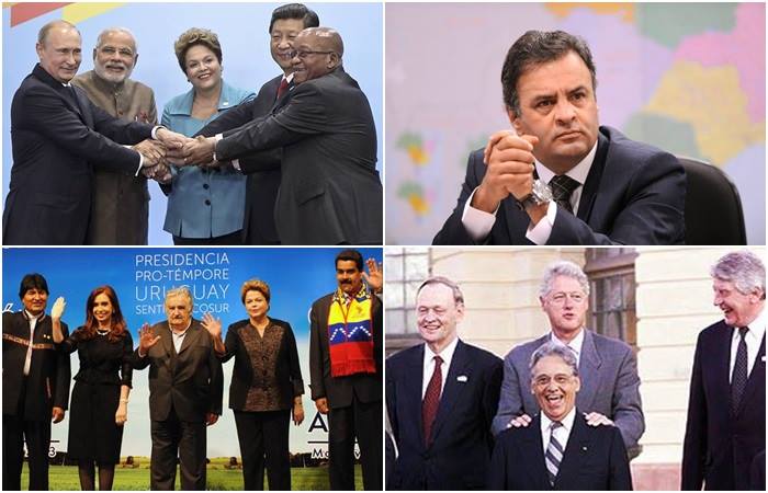 dilma aécio política externa brics