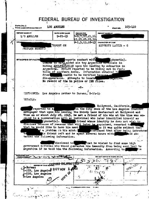 documento fbi hitler argentina