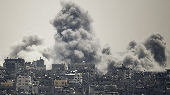 gaza bombardeada israel