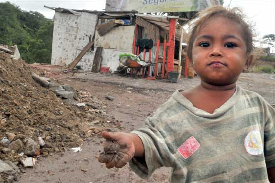 criança você ser pobre miséria