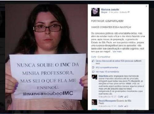 professora obesidade concurso público