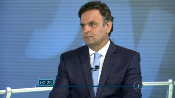 aécio neves jornal nacional globo