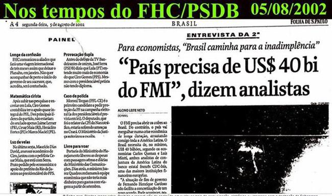 brasil fmi fhc empréstimo