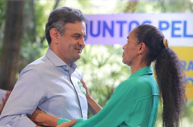 Marina aécio juntos psdb