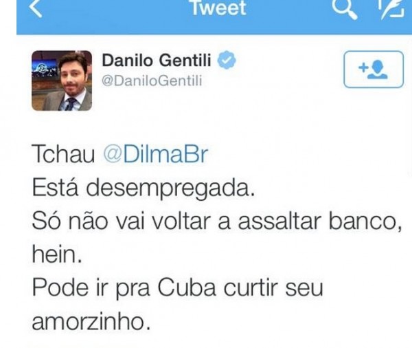 danilo gentili dilma cuba