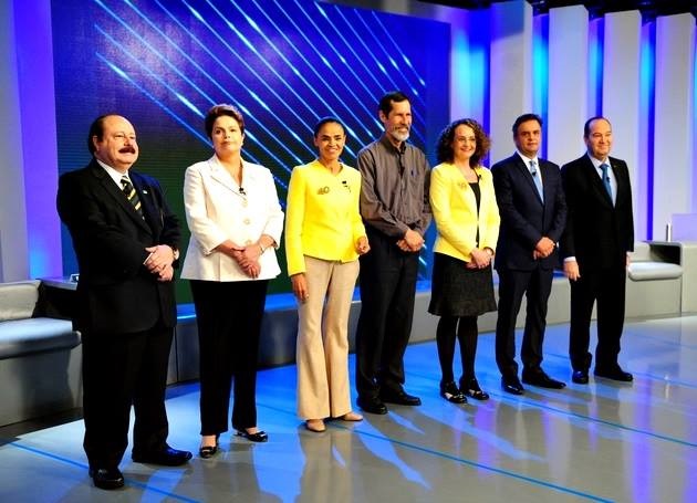 debate globo candidatos 2014