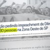 Manifestação por impeachment de Dilma reúne 30 pessoas em SP fora-dilma-impeachment