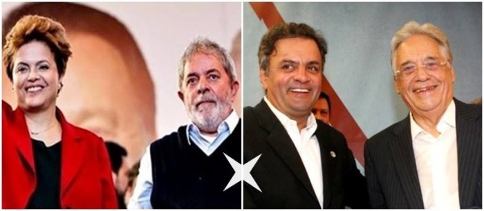 lula dilma fhc aécio