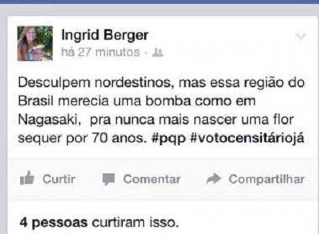 preconceito nordeste ingrid berger