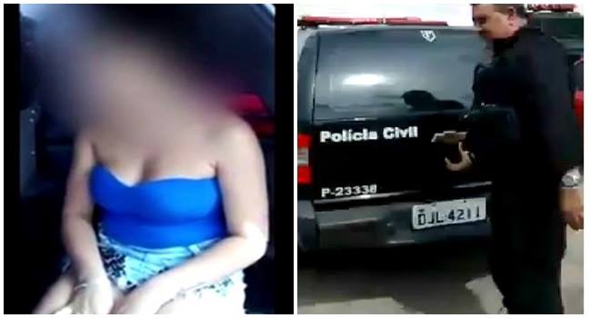 vídeo grávida polícia civil facebook