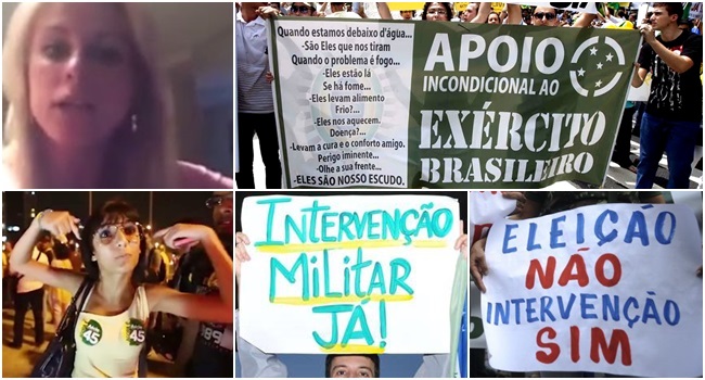 intervencao militar golpe brasil