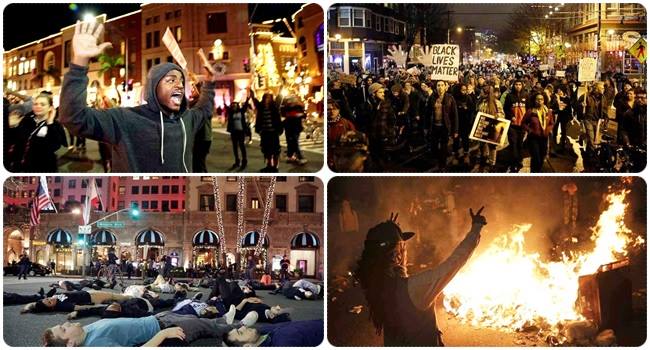 ferguson michael brown noite protestos