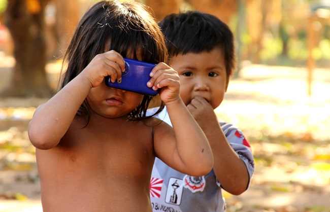 Criancas Tapirape terras indigenas