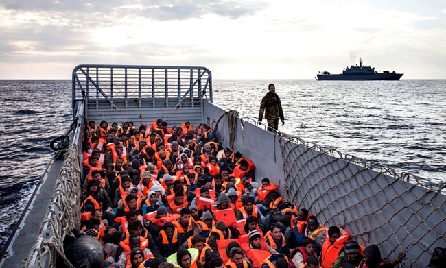 guerra refugiados do Oriente Médio Mar Mediterrâneo