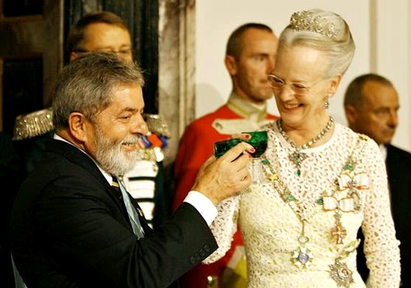 Lula Brasil rainha dinamarca