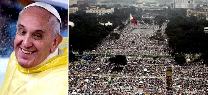 papa francisco machismo missa recorde manila