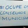 #ocupeosconselhosmunicipais