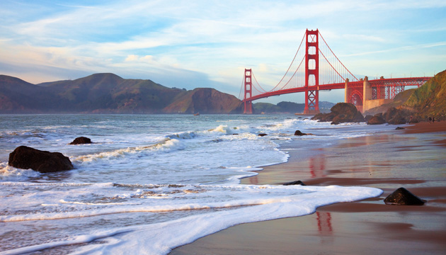 san francisco água ponte golden gate