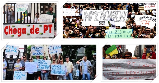 manifestações impeachment corrupção brasil direita 2015